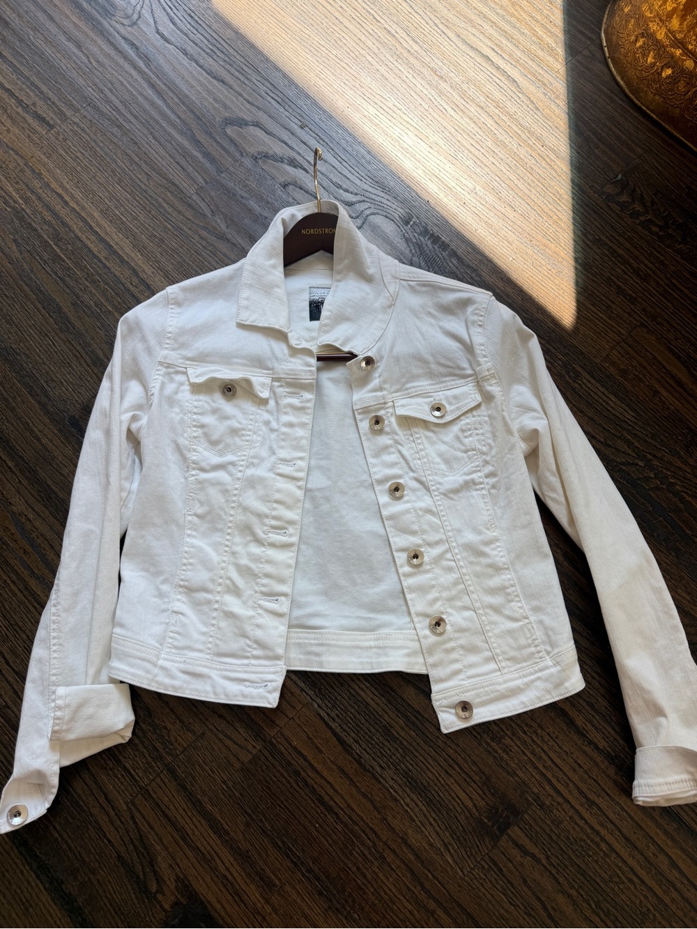Kensie White Women's Denim Jacket